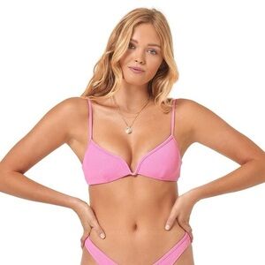 L Space NWT Helena Bikini Top